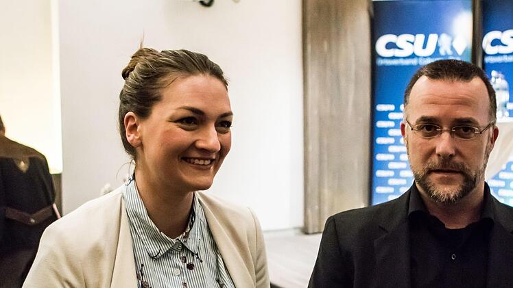 Impressionen vom Neujahrsempfang des CSU-Kreisverbandes Coburg Stadt: Staatsministerin Judith GErlach und Kresiverbands-Vorsitzender René BoldtFoto: Jochen Berger