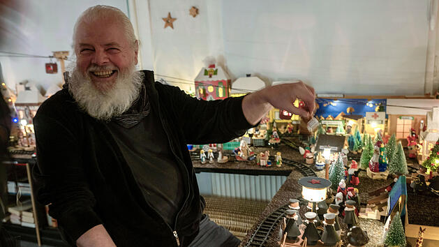 Miniatur-Weihnachtsmarkt