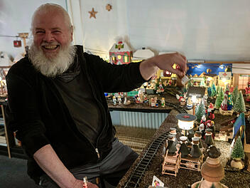 Miniatur-Weihnachtsmarkt