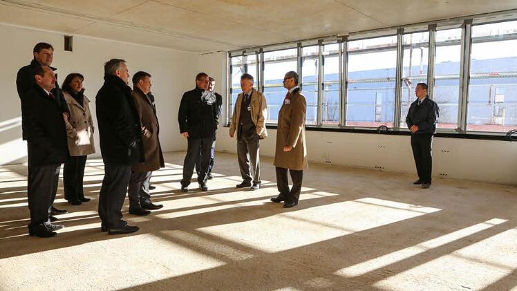 Richtfest für Siemens-Bürogebäude. Foto: Barbara Herbst