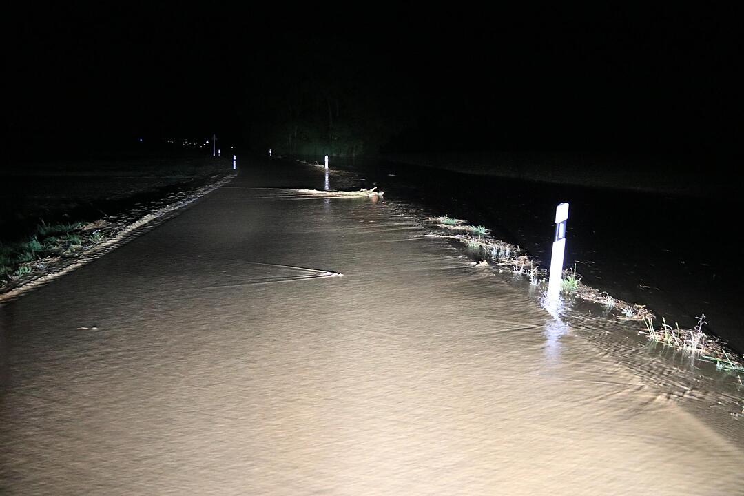 Unwetter über dem Kreis Bamberg: Starkregen führt zu Überschwemmungen