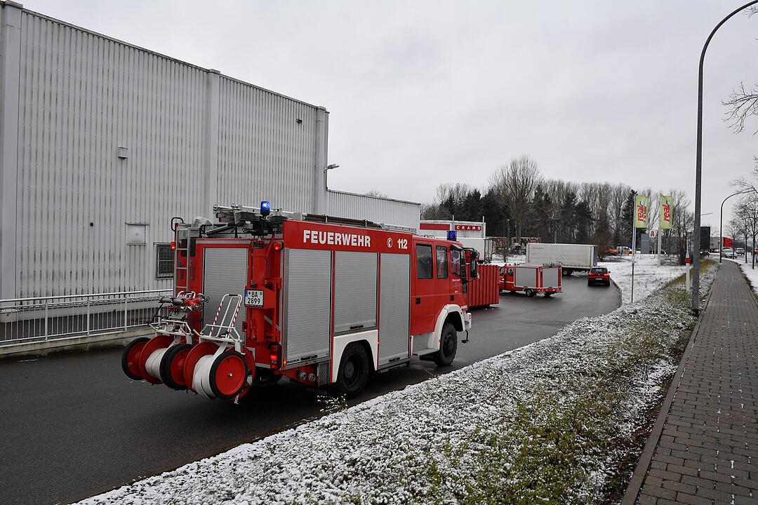 Feuerwehreinsatz bei Real in Hallstadt