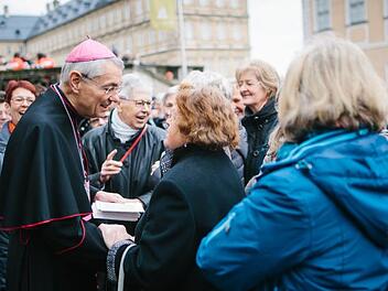 Die traditionelle Gratulation der "Kunigunden" durch Erzbischof Ludwig Schick wird auch in diesem Jahr nicht fehlen.  Foto: Hendrik Steffens