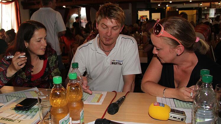 Die Jury: Dagmar Besand von der Bayerischen Rundschau, Daniela Ebert von Radio Plassenburg und Manfred Spindler (KKB-Band).