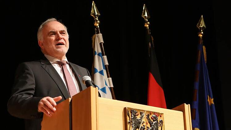 Bei der Verabschiedung von Landrat Oswald Marr. Foto: Barbara Herbst