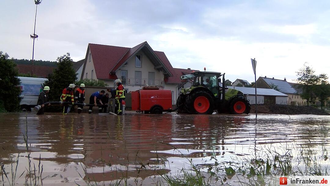 Unwetter in Frankendorf