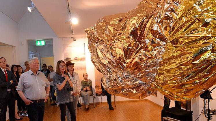Bis 5. November ist die Ausstellung "Goldrausch" im Levi-Strauss-Museum zu sehen. Foto: Andrea Spörlein