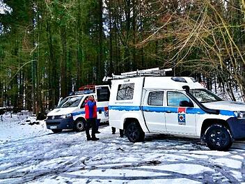 Die Bergwacht Forchheim vor Ort in Muggendorf Foto: Bergwacht Forchheim