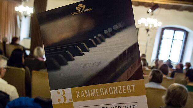 Musiker des Philharmonischen Orchesters gestalteten ein Konzert im Coburger Rathaussaal.Foto: Jochen Berger