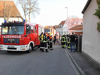 Zwei Feuerwehren rückten am Sonntagnachmittag nach Niederndorf aus.  Foto: Andreas Brandl
