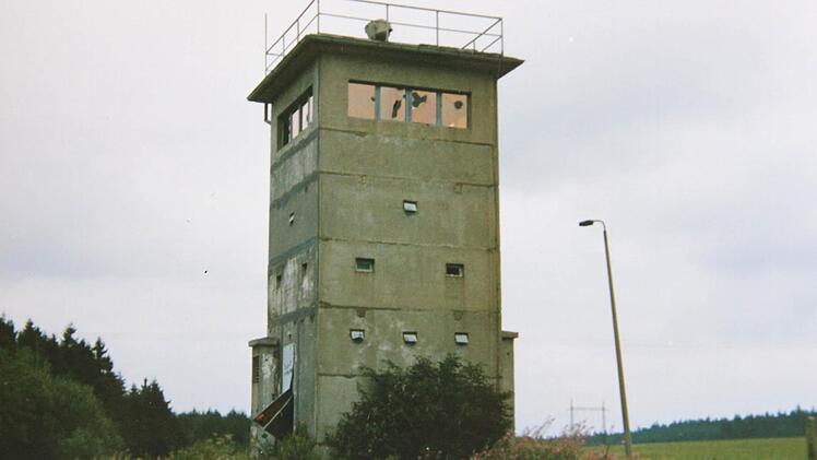 DDR-Beobachtungsturm bei Grumbach