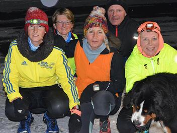 Wer läuft, friert nicht: Am Mittwoch begann rund um Ramsthal die Trainings-Session für den Saaletal-Marathon. Foto: Jürgen Schmitt