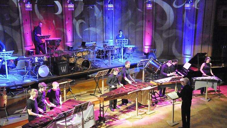 Ensemble Bad Kissinger Percussion Allstars mit Matthias Schmitt Peter Klopf
