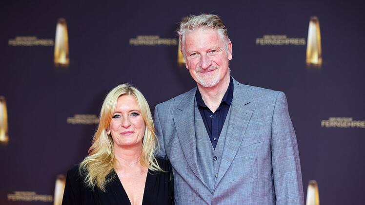 Claudia Kleinert und Michael Souvignier, hier beim deutschen Fernsehpreis 2024, sind kein Paar mehr.