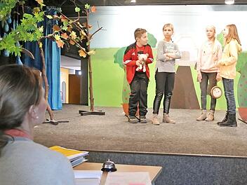 Vorhaben und Ideen - hier eine Schultheatergruppe - zu den Themen Demographie, Umweltschutz, Wirtschaft und Tourismus können gefördert werden. Symbolbild: Archiv/Matthias Schneider