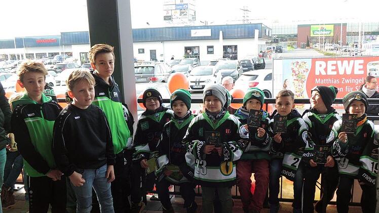 Kids der U9 Eishockeymannschaft