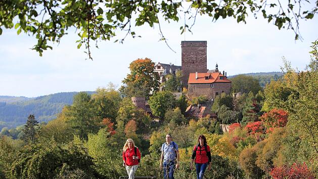 Wandern um die Gamburg z&auml;hlt zu den Highlights der Wanderrouten im sch&ouml;nen Taubertal.