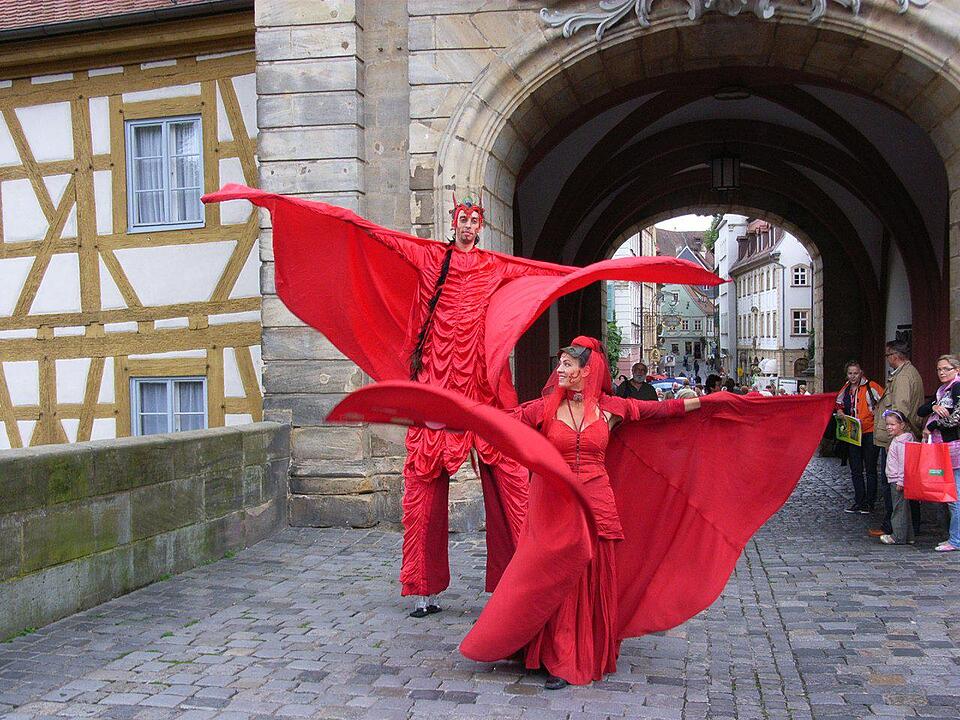 Vom 14. bis 16. Juli 2017 fand in Bamberg zum 19. Mal das internationale Straßen- und Varietéfestival "Bamberg Zaubert" statt.