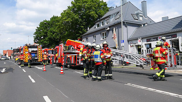 Feuer in Blumenladen ausgebrochen