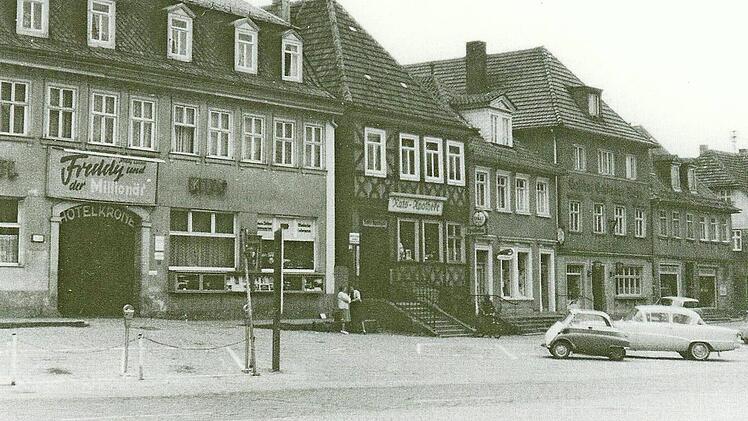 Das Kino im Hotel "Krone" am Lichtenfelser Marktplatz Anfang der 1960er-Jahre. Heute gehört das Gebäude der Stadt, die Großes damit vorhat.  Foto: Stadtarchiv Lichtenfels
