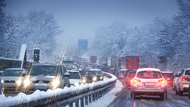Schneefall, Glatteis, Arbeitsweg