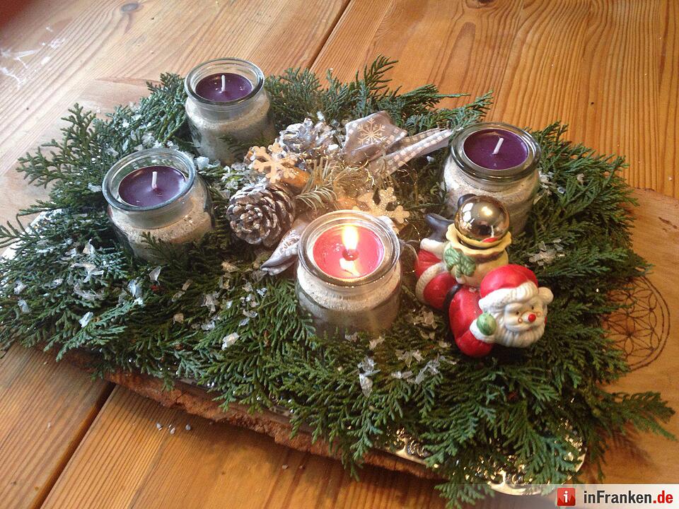 Ein Lichtlein brennt... Der 1. Advent in Franken