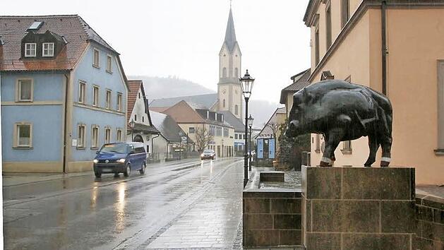 Die Ebermannstadter Bahnhofstra&szlig;e war eine der ersten Stra&szlig;en, die erneuert wurde. Foto: Josef Hofbauer