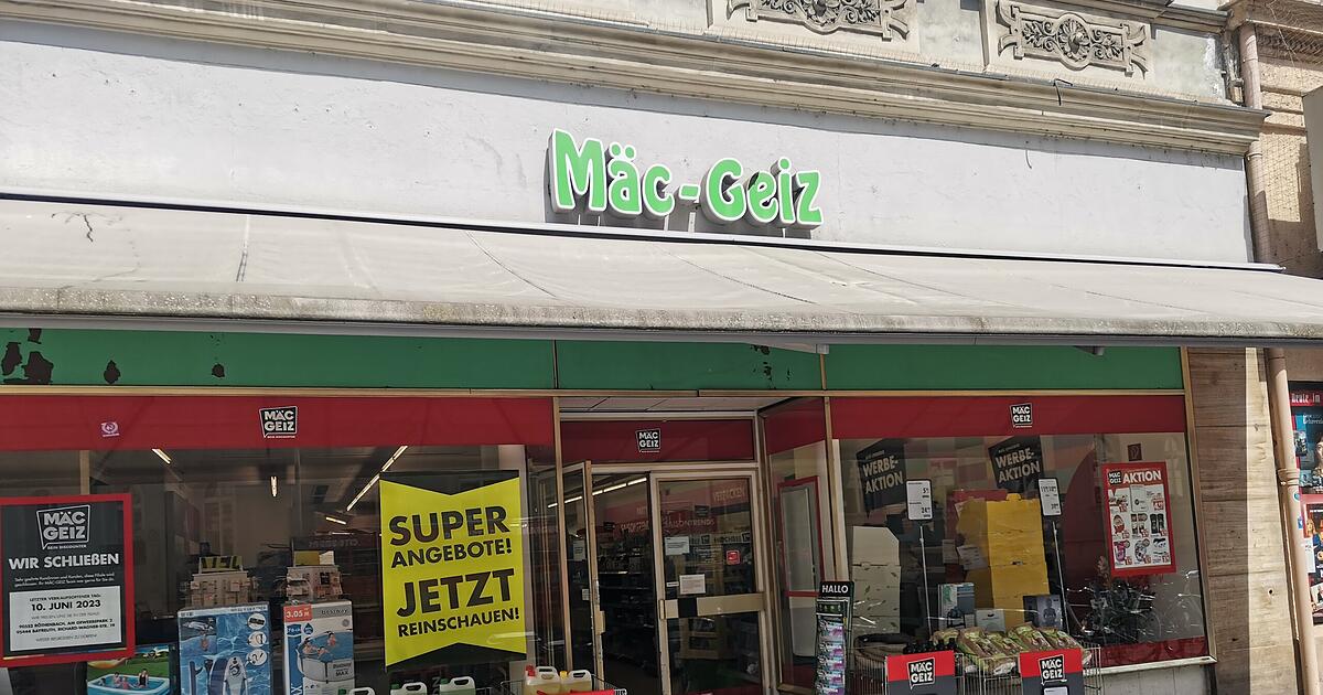 Shortly after takeover: Mäc Geiz is insolvent