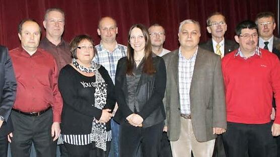 Die Jubilare der Firma Carl-August Heinz