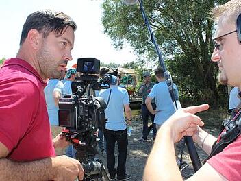 Am Set in Gerlachshausen beim Franken-&bdquo;Tatort&ldquo;