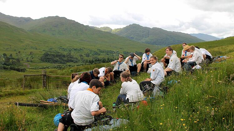 Rast in den Highlands Foto: privat