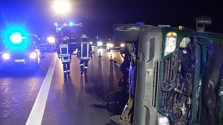 Autobahn nach Unfall gesperrt