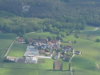 Das Luftbild von Sigritzau zeigt, dass die Siedlung trotz ihrer Geschlossenheit auch Lücken aufweist, die zur Bebauung einladen.  Foto: Ronald Rinklef