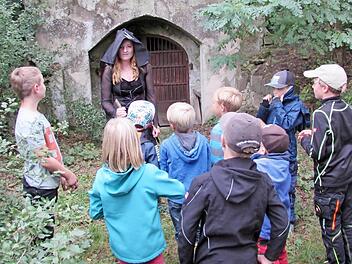 Die Kinder trafen auch auf eine Hexe. Foto: privat