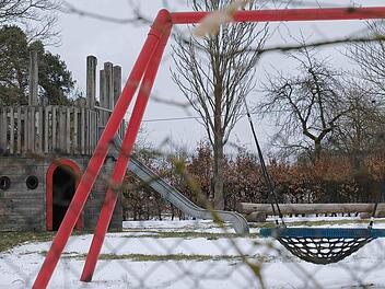 Der Spielplatz in Schlimpfhof soll ein neues Spielgerät bekommen. Gerd Schaar