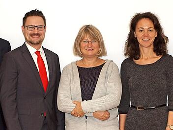 Das Vorstandsteam des Arbeitskreises Schule-Wirtschaft (von links): Hartmut Büchner, Stefan Schneyer, Geschäftsführerin Cornelia Schaller, Stefanie Mayr-Leidnecker, Christian Förtsch Foto: Alfred Thieret