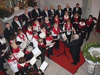 Der Gesangverein gibt alljährlich ein Weihnachtskonzert in der St.-Oswald-Kirche, hier ein Foto aus dem vergangenen Jahr. Foto: S. Werner/Archiv