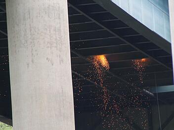 So sieht das von unten aus.