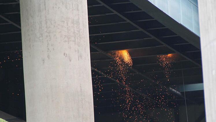 So sieht das von unten aus.