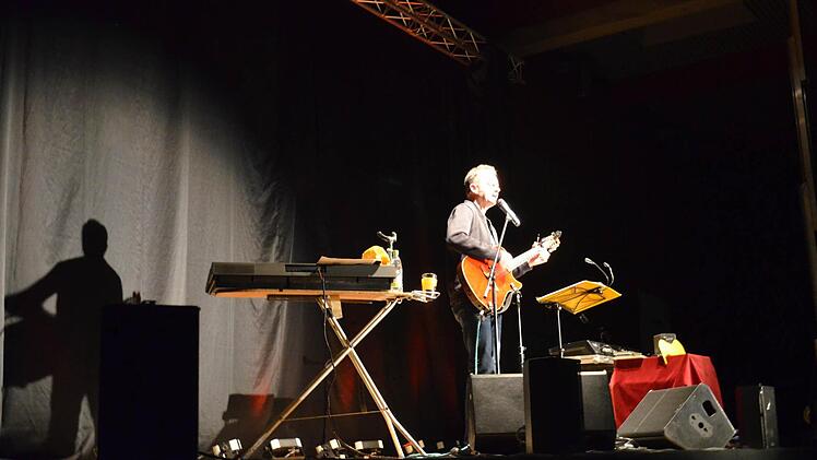 Willy Astor bei seinem Auftritt in Höchstadt. Foto: Larissa Händel