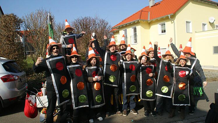 "Wir regeln Ihren Verkehr", boten die Ampeln der Gruppe Barthelmes an.