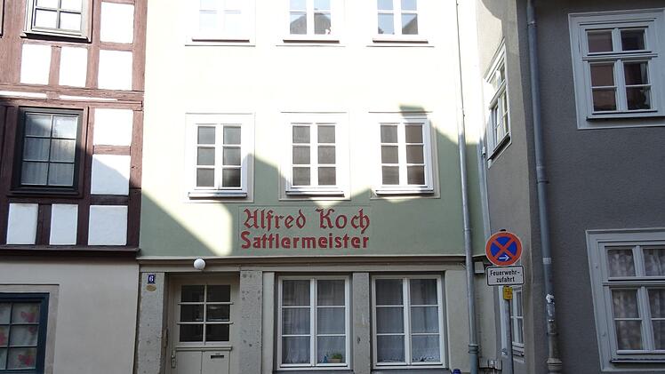 Das Geschäft von Sattlermeister Alfred Koch war einst in der Coburger Metzgergasse zu finden.