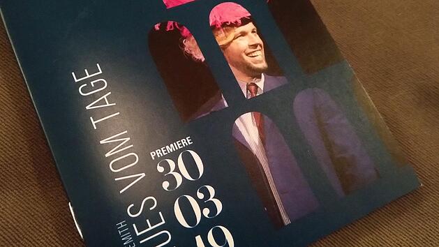 Paul Hindemiths Oper "Neues vom Tage" erlebte am Samstag ihre erfolgreiche Coburger Erstauff&uuml;hrung am Landestheater.Foto: Jochen Berger