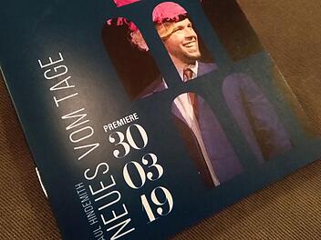 Paul Hindemiths Oper "Neues vom Tage" erlebte am Samstag ihre erfolgreiche Coburger Erstaufführung am Landestheater.Foto: Jochen Berger