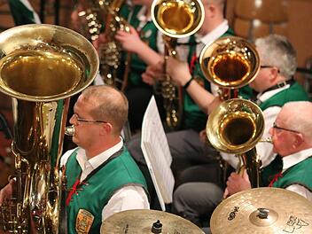 Der Wildfleckener Musikzug bei einem Auftritt. Foto: Sebastian Schmitt