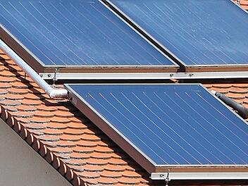 Der Staat fördert auch Photovoltaikanlagen. Foto: Barbara Herbst