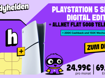 Handyhelden Neujahrs-Deals: 50 GB Telekom Allnet-Flat mit PS5, iPhone oder Samsung Galaxy