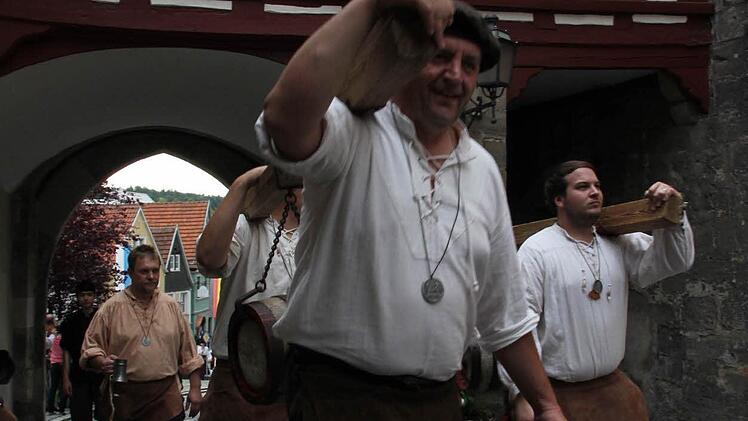 Historischer Festzug durch Kronach. Foto: Marco Meißner