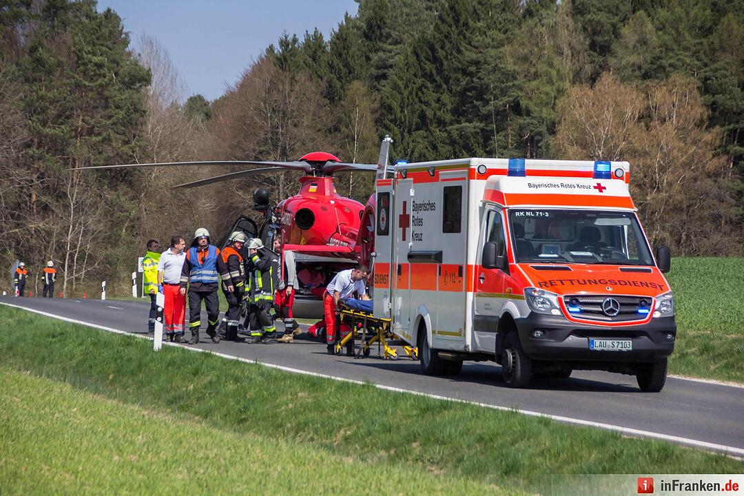 Schwerer Motorradunfall bei Hetzendorf