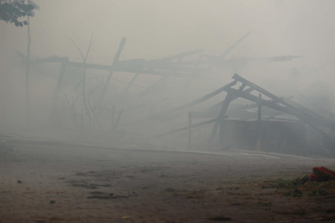 Scheunenbrand im Landkreis Bayreuth